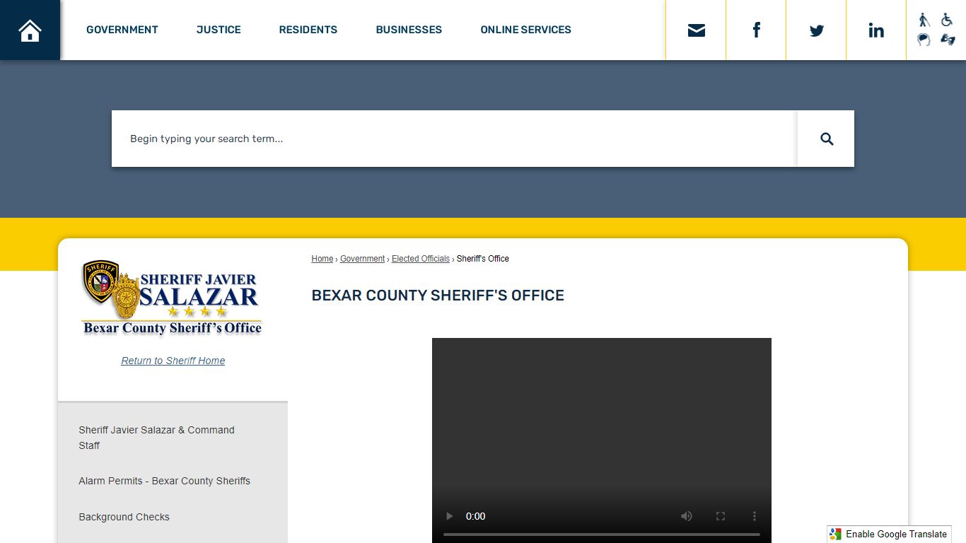 Bexar County Sheriff's Office | Bexar County, TX ...